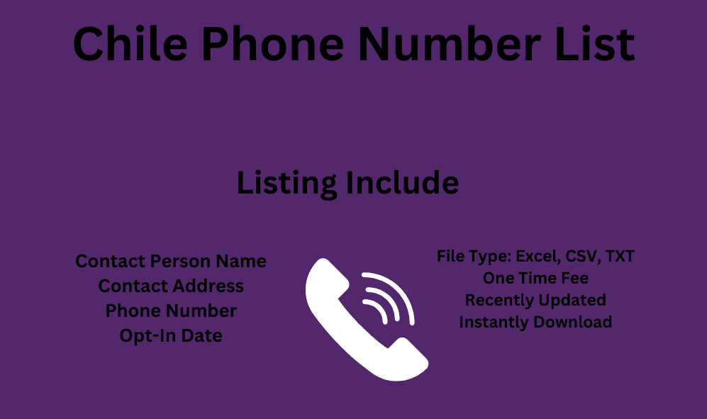 Chile phone number list